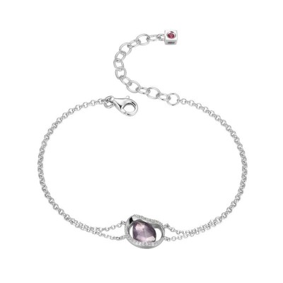 Sterling Silver Rhodium-Plated Bracelet