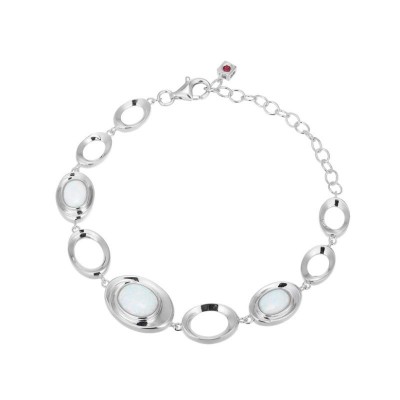 Sterling Silver Rhodium-Plated Bracelet