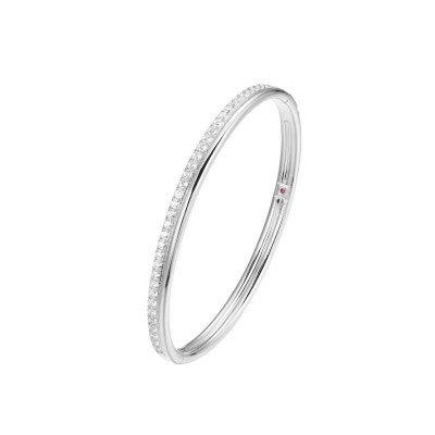 Sterling Silver Rhodium-Plated Bangle