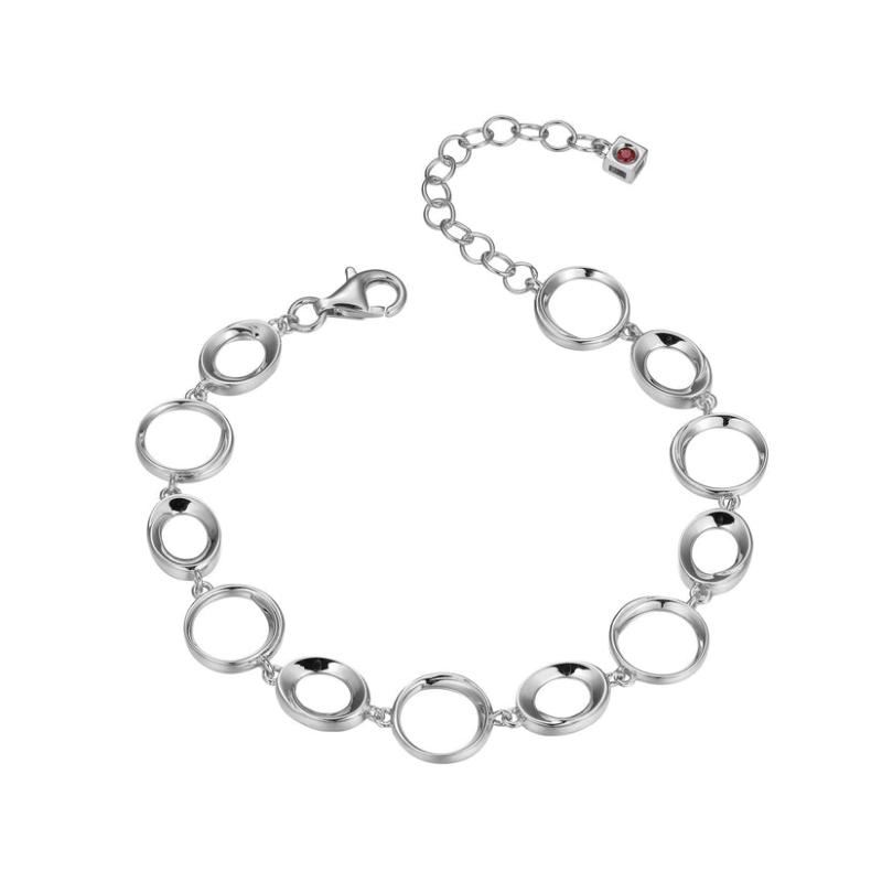 Sterling Silver Rhodium-Plated Bracelet