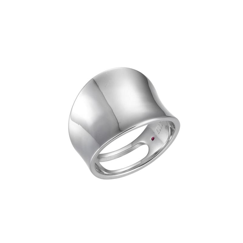 Sterling Silver Rhodium-Plated Ring